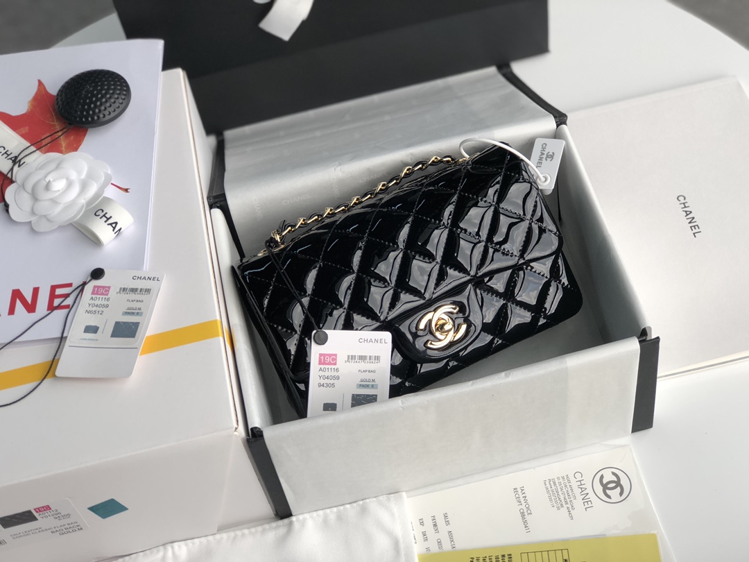 Chanel Classic Flap Bag Buy Bags UK Sale
 Patent Leather Summer Collection Mini