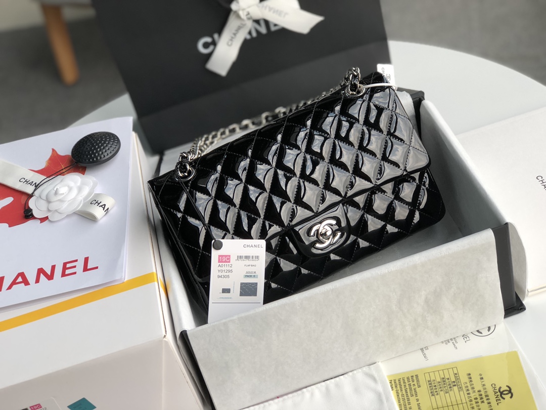 Chanel Classic Flap Bag Bags Patent Leather Summer Collection