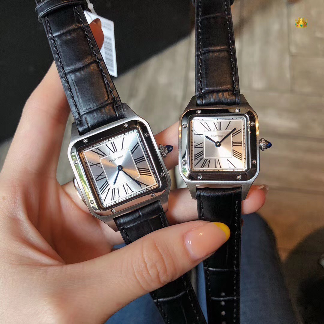 Cartier 卡地亚坦克系列女表，三种颜色
