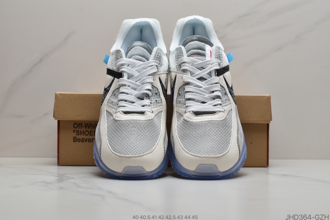 190 Dior x  Air Max 90 气垫联名 此款联名整体以灰白色调为主AA7293 300