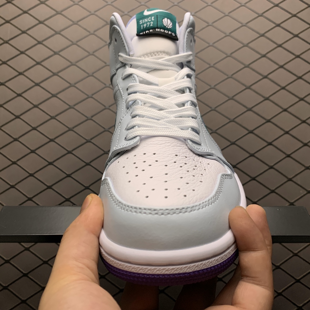 250 Air Jordan 1 Mid AJ1乔1中帮 鸳鸯勾子文化篮球鞋 CW5853-100