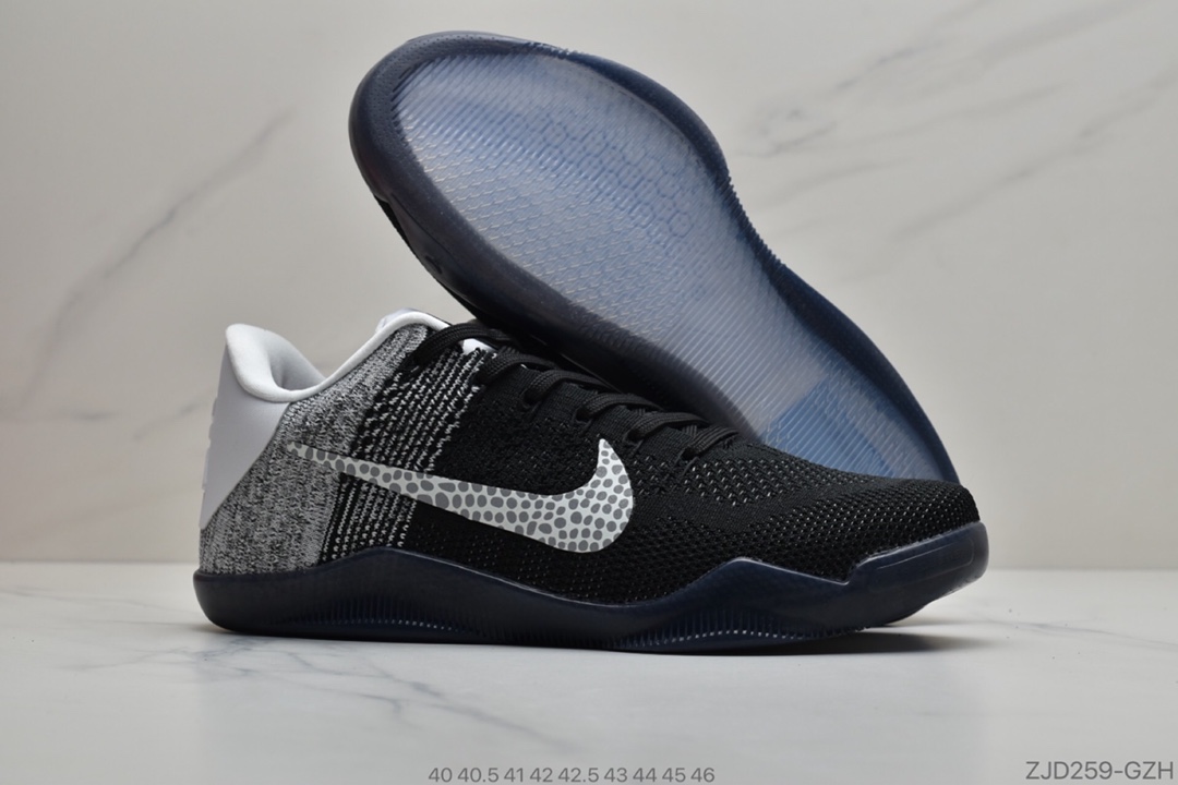 240 公司级Nike Kobe 11 Elite Low 科比11代 低帮编织鞋面男子实战篮球鞋 822675-105