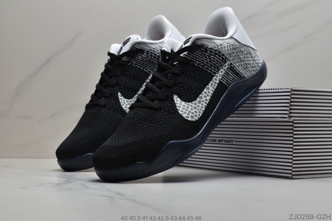 240 公司级Nike Kobe 11 Elite Low 科比11代 低帮编织鞋面男子实战篮球鞋 822675-105