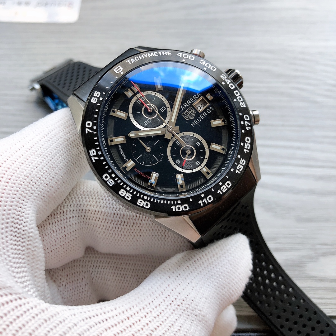 380 producido por SJ Marca: -TAG Heuer 🎮 Serie: Serie Carrera CAR201W.BA0714 Movimiento: Movimiento de cuarz…
