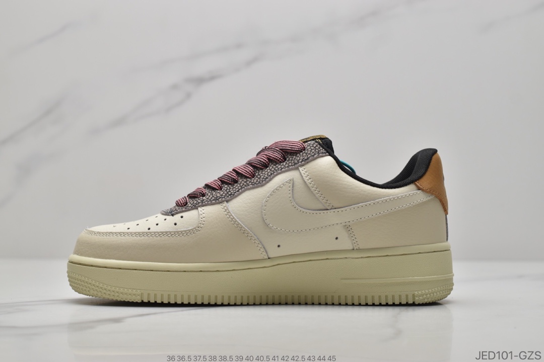 150 公司级耐克Nike Air Force 1 '07 LV8 白色鹅卵石  官方货号CK4363-100