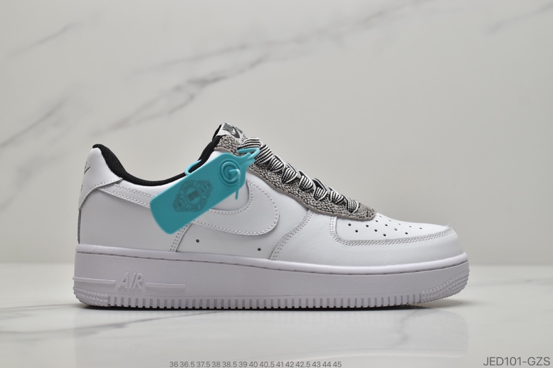 150 公司级耐克Nike Air Force 1 '07 LV8 白色鹅卵石  官方货号CK4363-100