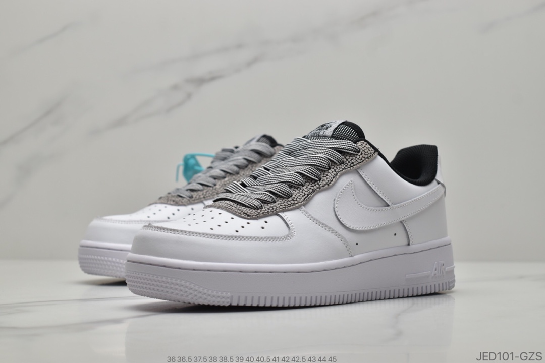 150 公司级耐克Nike Air Force 1 '07 LV8 白色鹅卵石  官方货号CK4363-100