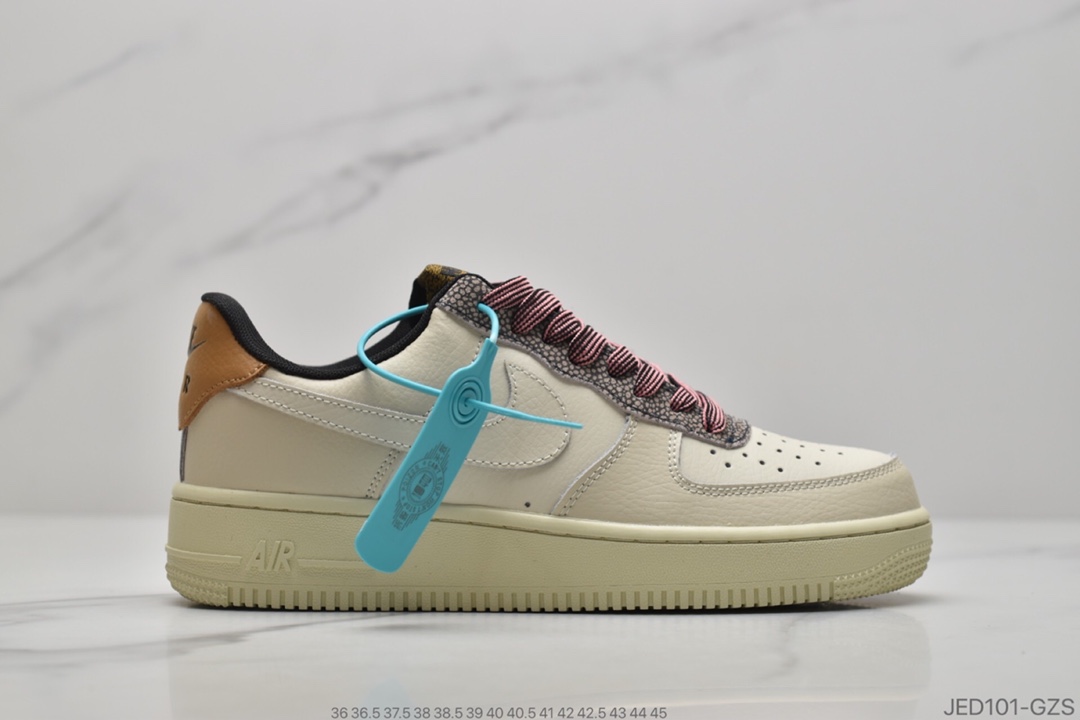 150 公司级耐克Nike Air Force 1 '07 LV8 白色鹅卵石  官方货号CK4363-100