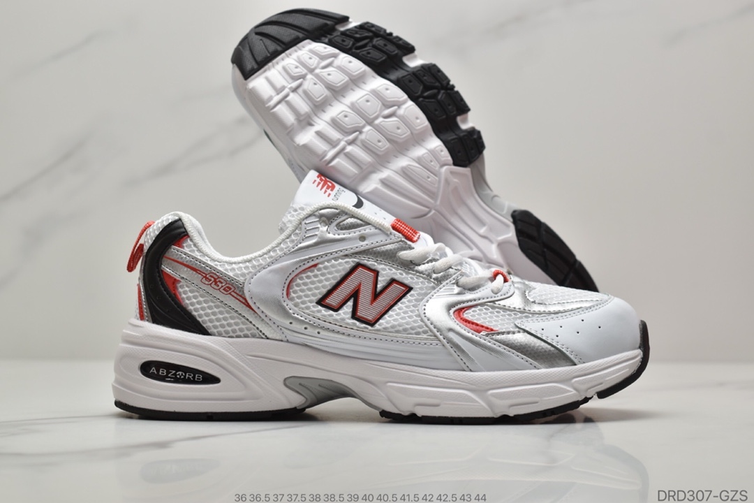 110 New Balance NB WR530 新百伦 皮面网面 透气舒适 时尚休闲复古老爹鞋运动跑步鞋 ID：DRD307-GZS