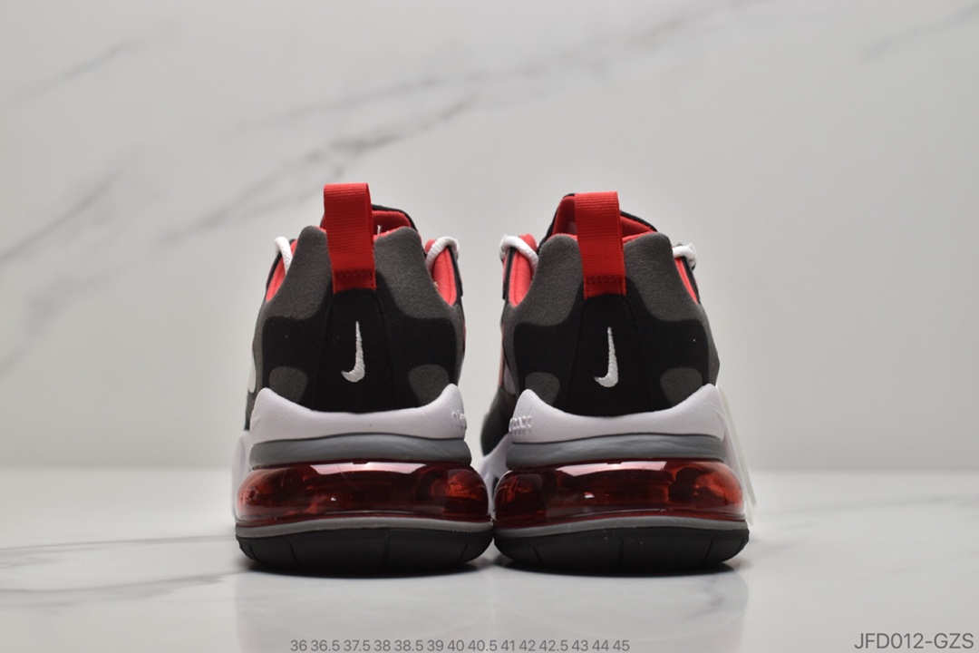 170 公司级耐克 Nike React Air Max 270 网纱系列 机能半气垫跑步鞋 Cl3866-002