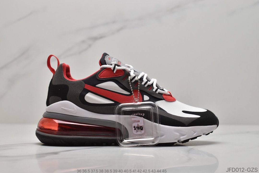 170 公司级耐克 Nike React Air Max 270 网纱系列 机能半气垫跑步鞋 Cl3866-002