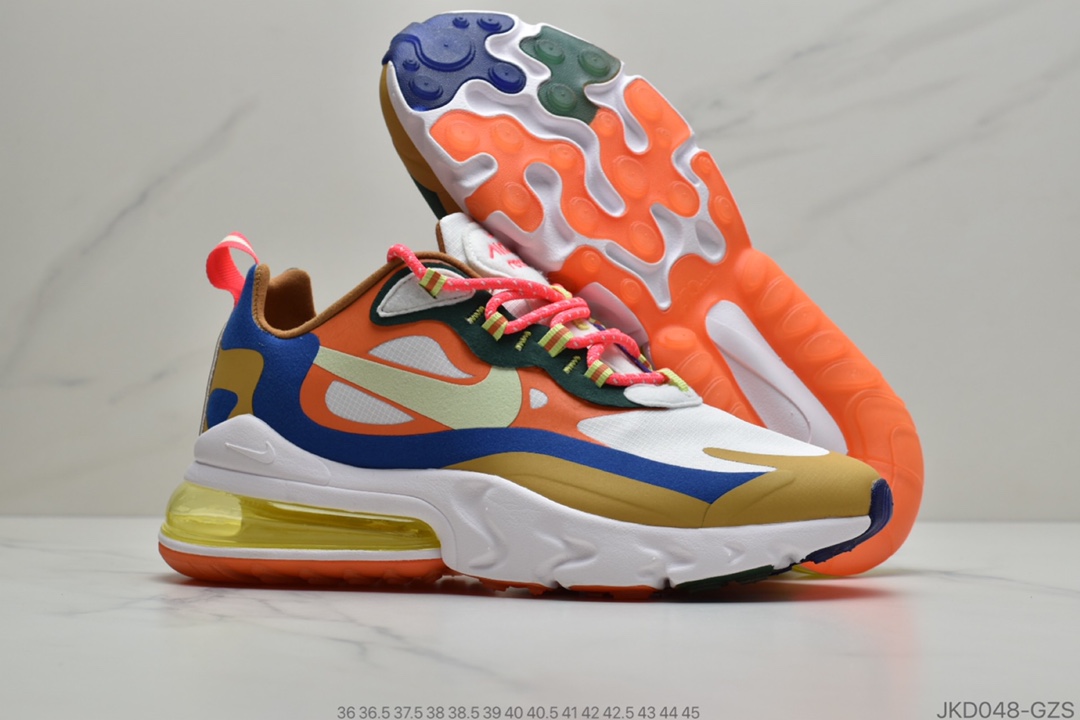160 公司级Air Max 270 React  瑞亚赛车系列 CQ4805-071 S