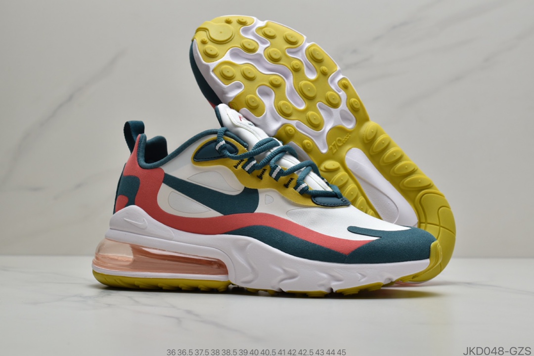160 公司级Air Max 270 React  瑞亚赛车系列 CQ4805-071 S