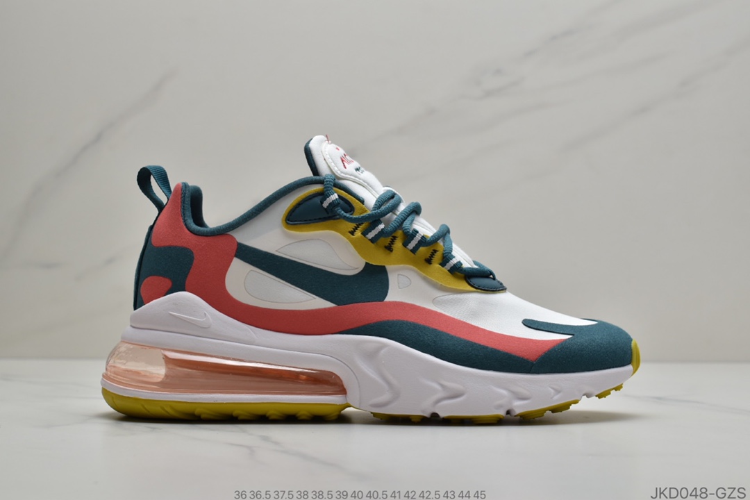 160 公司级Air Max 270 React  瑞亚赛车系列 CQ4805-071 S