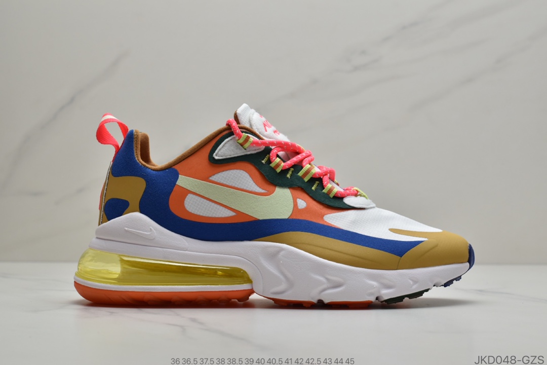 160 公司级Air Max 270 React  瑞亚赛车系列 CQ4805-071 S