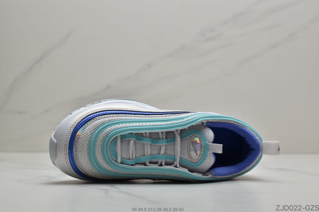 240 公司级Nike Air Max 97 SE Casual女子全掌气垫跑步鞋  “水湖蓝”CT1965-400