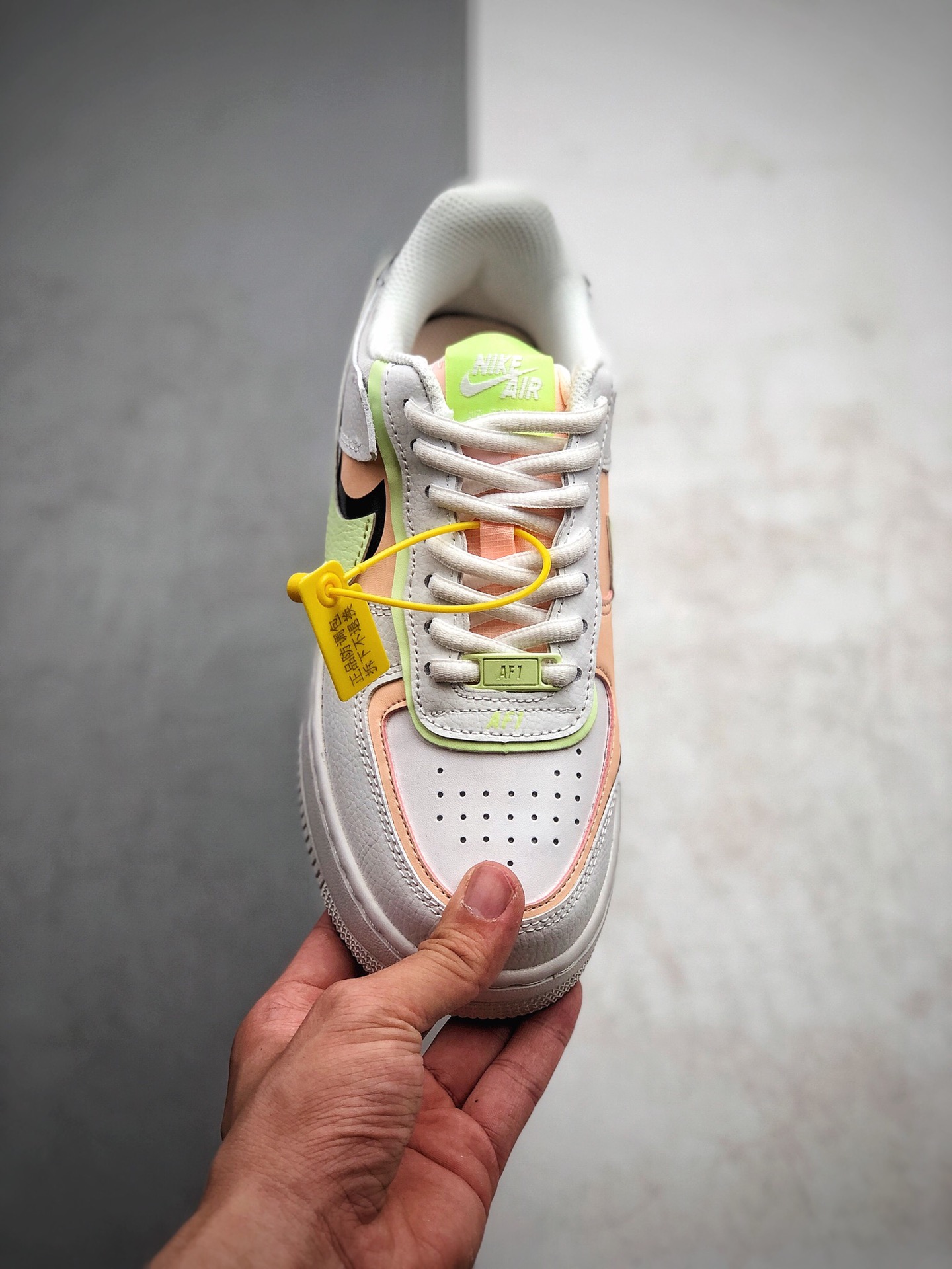 180 Nike WMNS Air Force 1 Shadow”Tropical Twist”空军一号轻量增高低帮百搭板鞋”拼接马卡龙” Cl0919-107