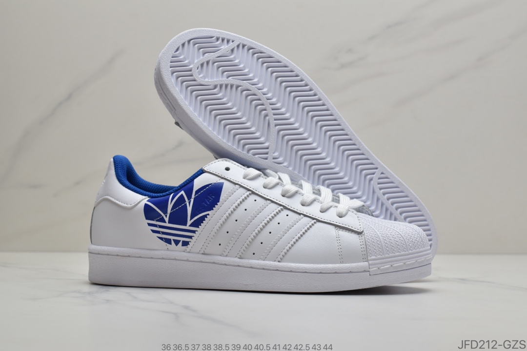 170 公司级阿迪达斯官网三叶草SUPERSTAR男女经典运动鞋货号FY2824