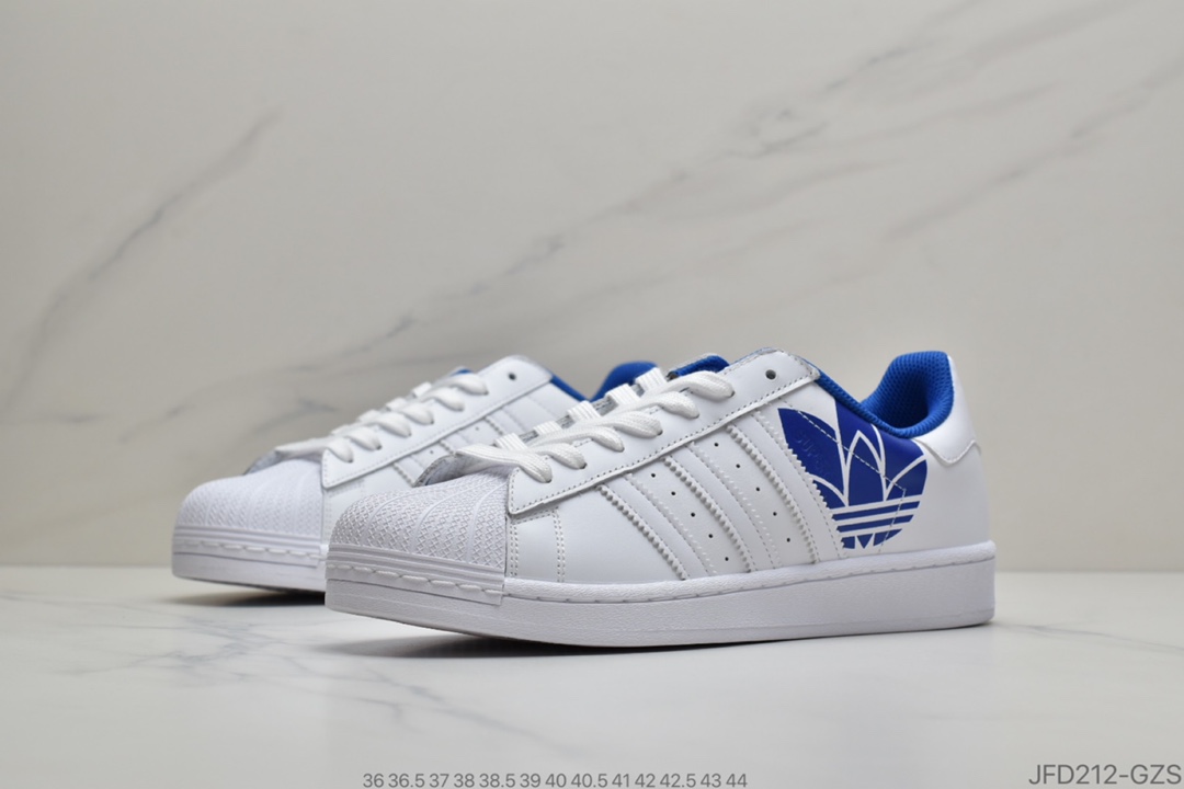 170 公司级阿迪达斯官网三叶草SUPERSTAR男女经典运动鞋货号FY2824
