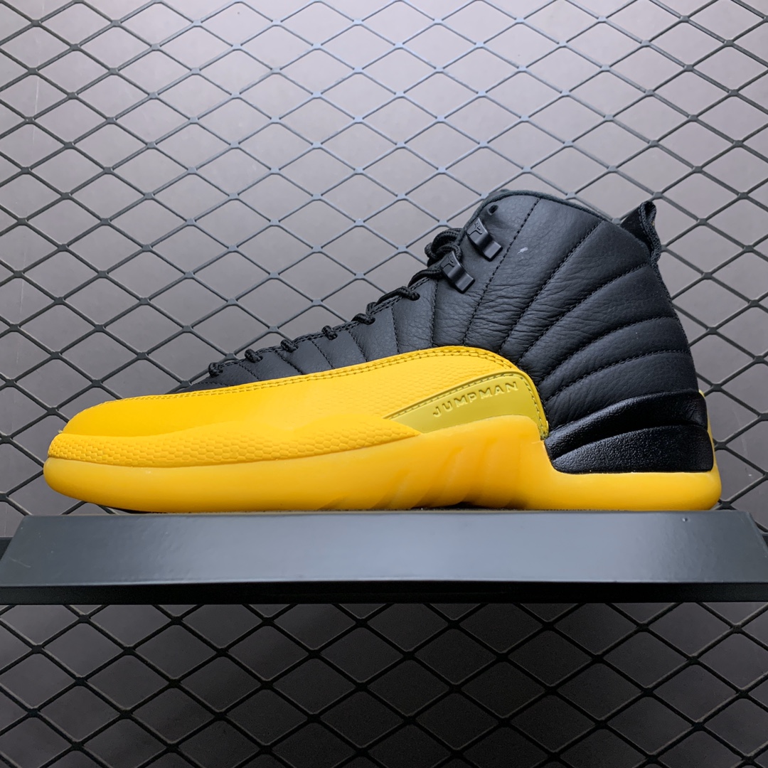 460 Air Jordan 12 ” University Gold  ”AJ12乔12 黑黄 130690-160 男子文化篮球鞋