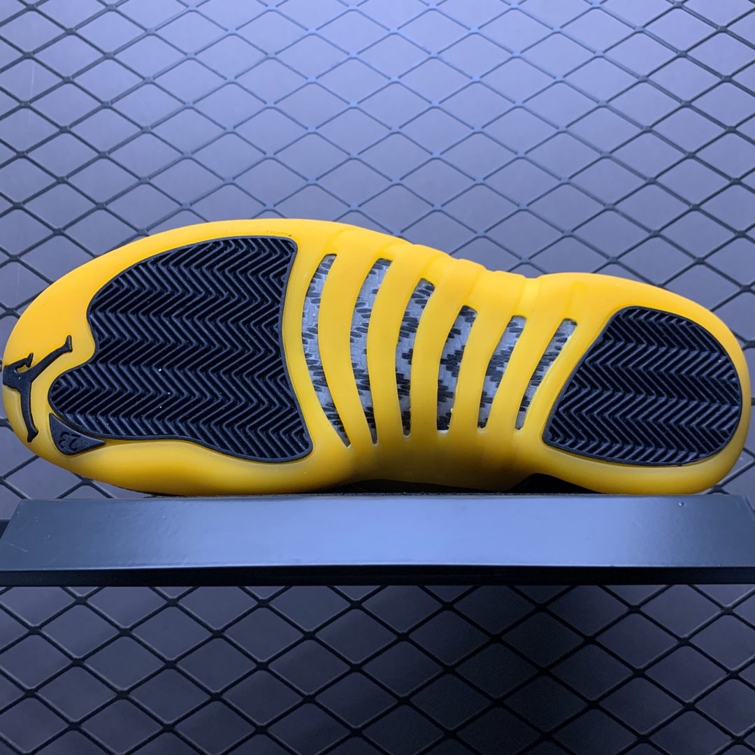 460 Air Jordan 12 ” University Gold  ”AJ12乔12 黑黄 130690-160 男子文化篮球鞋