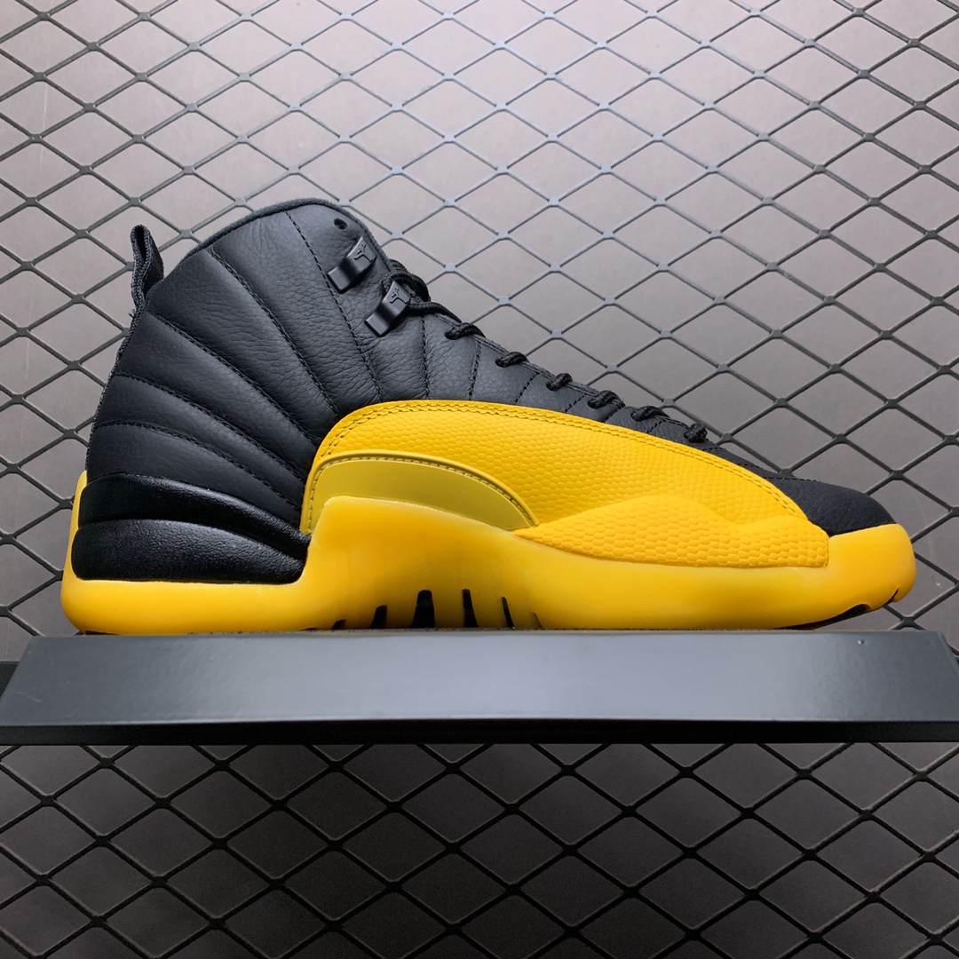 460 Air Jordan 12 ” University Gold  ”AJ12乔12 黑黄 130690-160 男子文化篮球鞋