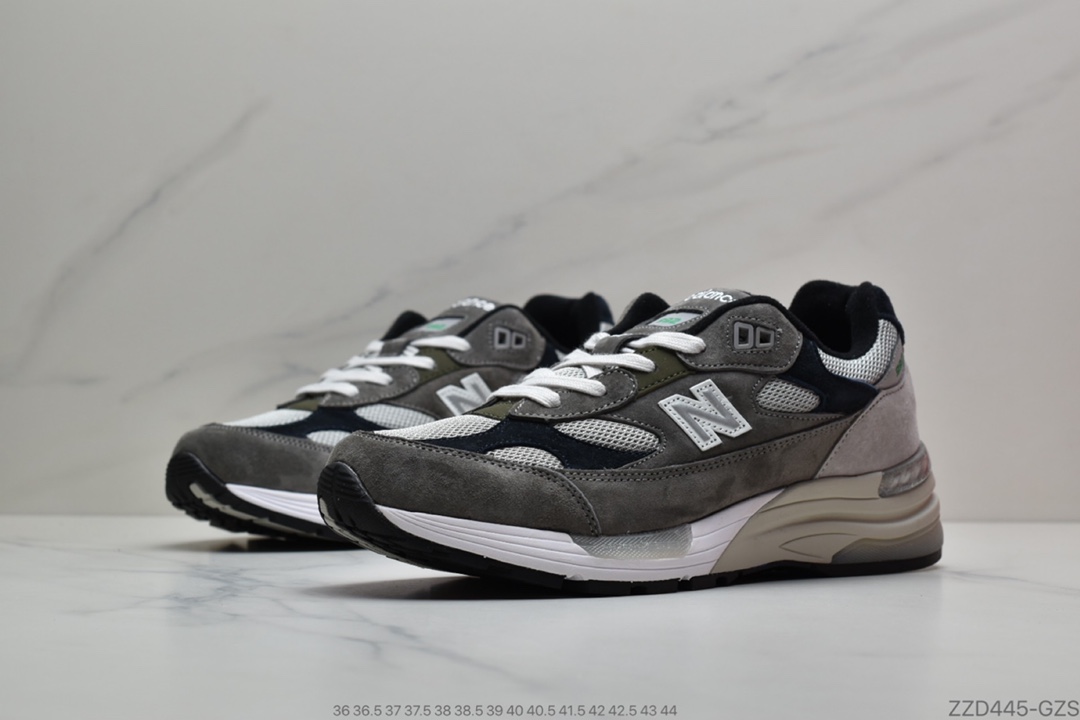 250 NB新百伦New Balance Made in USA M992系列美产血统经典复古休闲运动百搭老爹跑步鞋“黑白黄浅灰银3M”M992BY