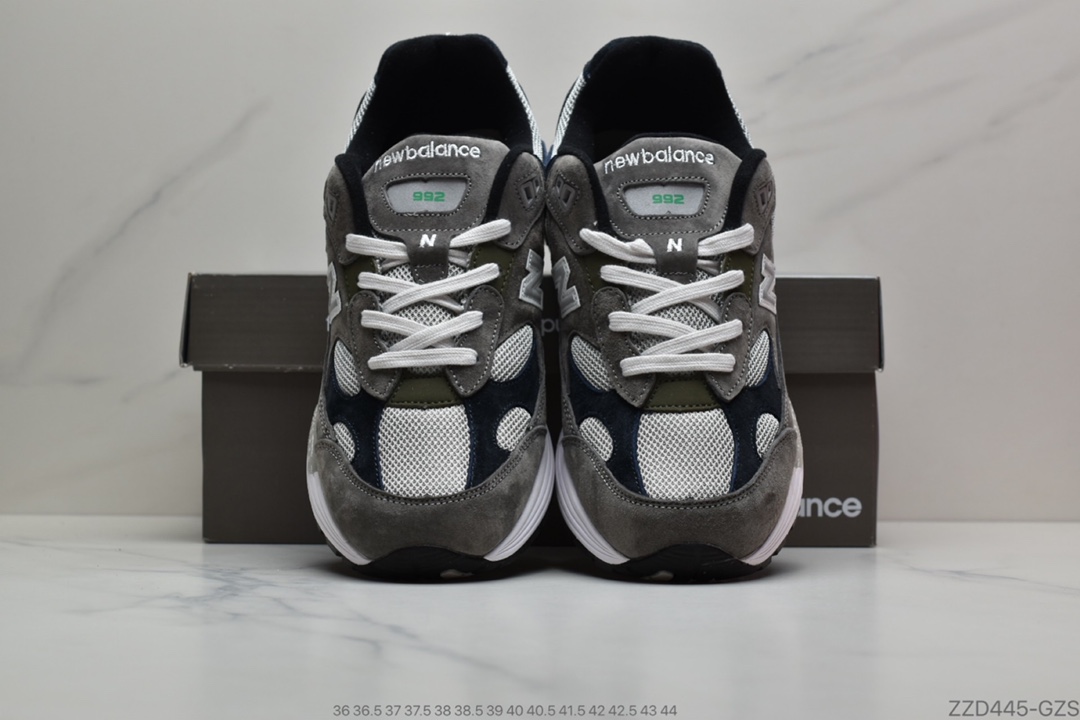 250 NB新百伦New Balance Made in USA M992系列美产血统经典复古休闲运动百搭老爹跑步鞋“黑白黄浅灰银3M”M992BY