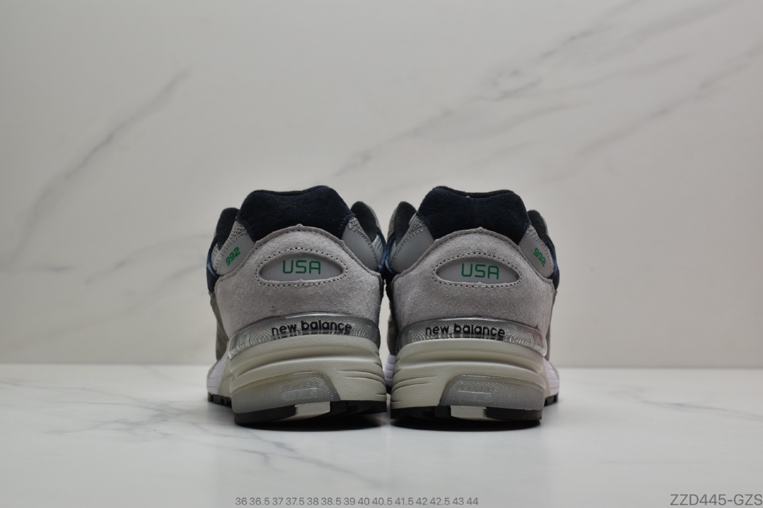 250 NB新百伦New Balance Made in USA M992系列美产血统经典复古休闲运动百搭老爹跑步鞋“黑白黄浅灰银3M”M992BY