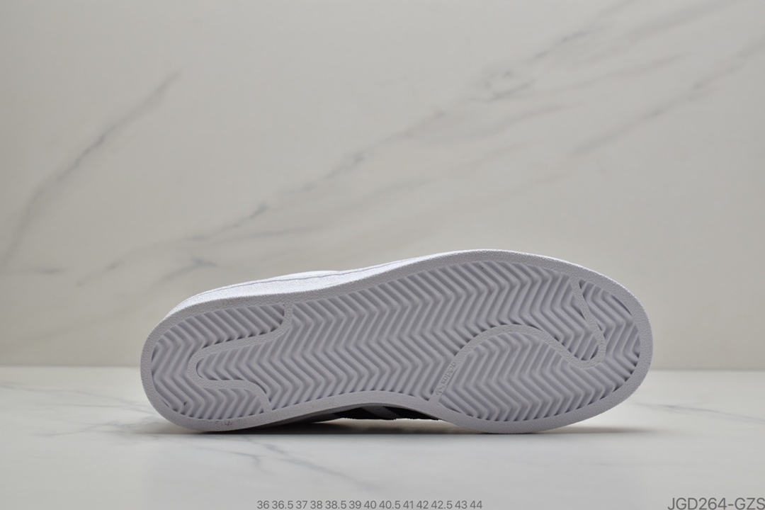 180 公司级阿迪达斯/Adidas Superstar三叶草史密斯贝壳头联名款SUPERSTAR STAN SMITH经典百搭休闲运动板鞋  货号：FX7577LR