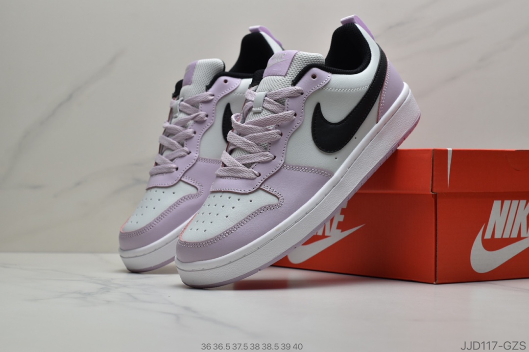 130 耐克W NIKE COURT BOROUGH LOW 2 （GS）经典款休闲运动板鞋