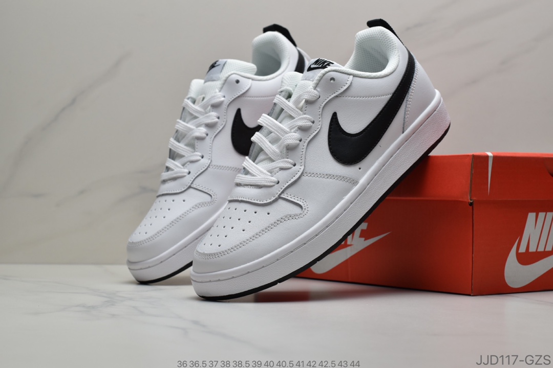 130 耐克W NIKE COURT BOROUGH LOW 2 （GS）经典款休闲运动板鞋