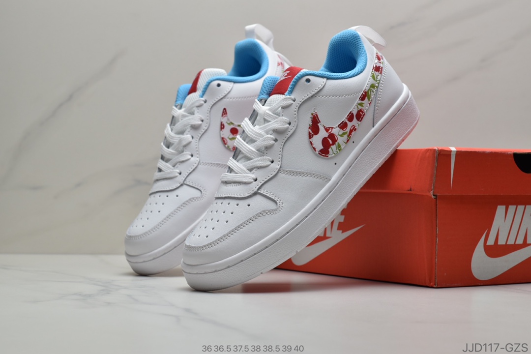 130 耐克W NIKE COURT BOROUGH LOW 2 （GS）经典款休闲运动板鞋
