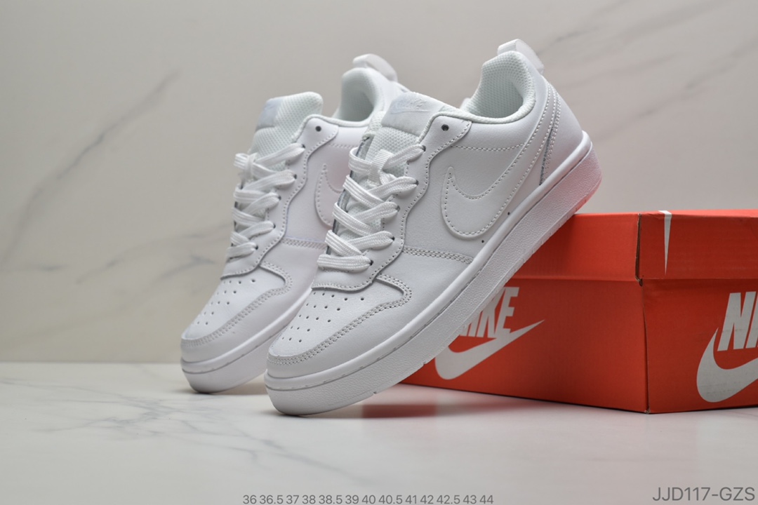 130 耐克W NIKE COURT BOROUGH LOW 2 （GS）经典款休闲运动板鞋