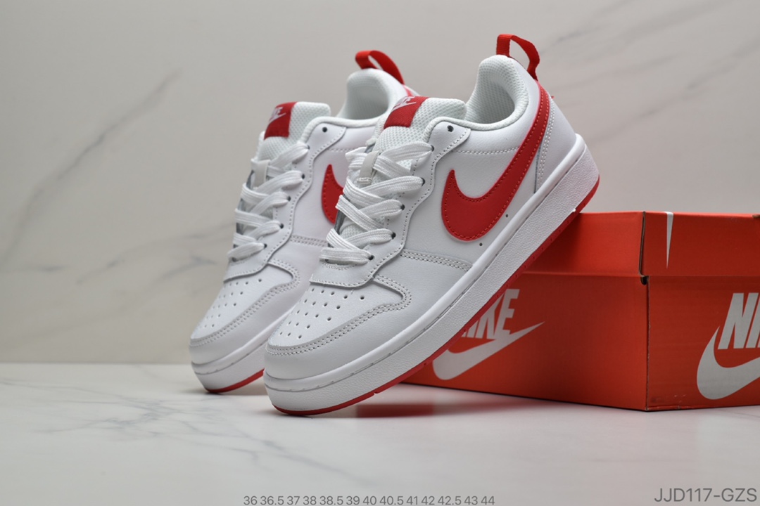 130 耐克W NIKE COURT BOROUGH LOW 2 （GS）经典款休闲运动板鞋