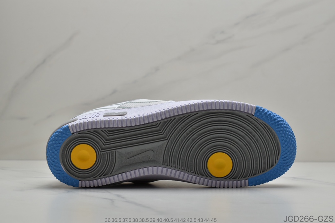 180 公司级耐克/Nike Air Force 1 React D/MS/X 空军一号新型瑞亚轻量低帮百搭板鞋 货号：CT1020-100