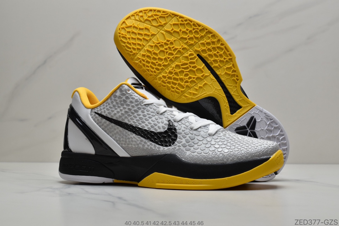 260 公司级 耐克 NikeKobe6Protro“”Del Sol”黑曼巴首发 专业实战篮球鞋CW2190-001 Kobe 6 EricA var首