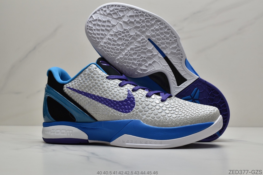 260 公司级 耐克 NikeKobe6Protro“”Del Sol”黑曼巴首发 专业实战篮球鞋CW2190-001 Kobe 6 EricA var首