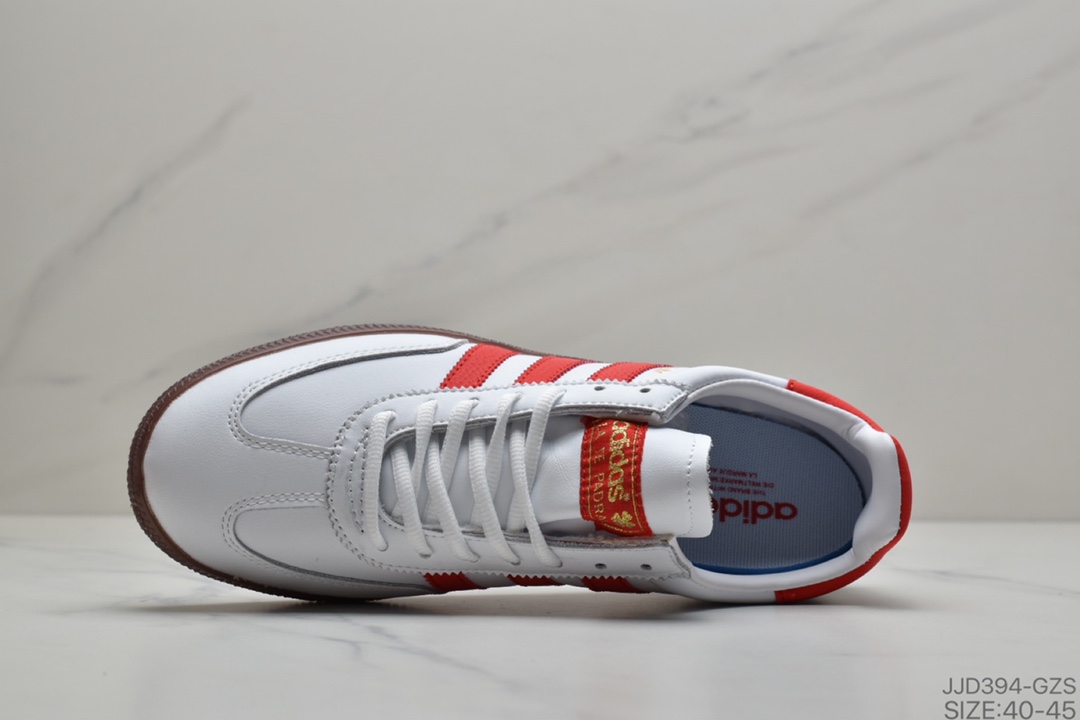 130 阿迪达斯Adidas 三叶草 HANDBALL SPEZIAL 复古情侣板鞋 EE5729