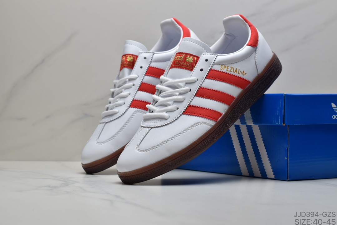 130 阿迪达斯Adidas 三叶草 HANDBALL SPEZIAL 复古情侣板鞋 EE5729