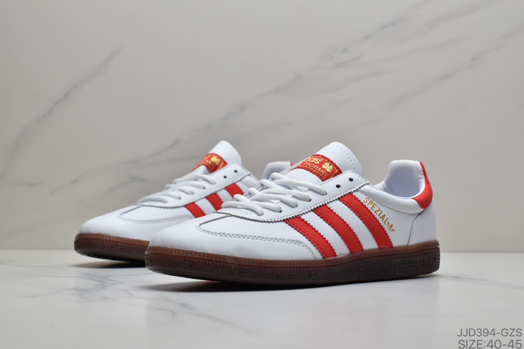 130 阿迪达斯Adidas 三叶草 HANDBALL SPEZIAL 复古情侣板鞋 EE5729