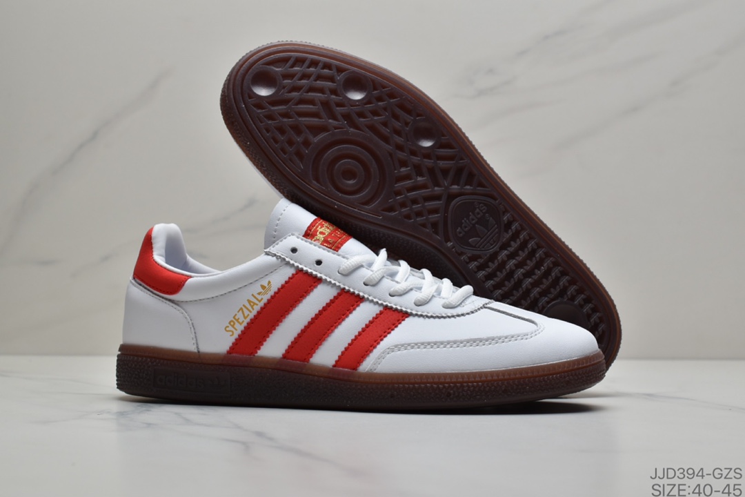 130 阿迪达斯Adidas 三叶草 HANDBALL SPEZIAL 复古情侣板鞋 EE5729