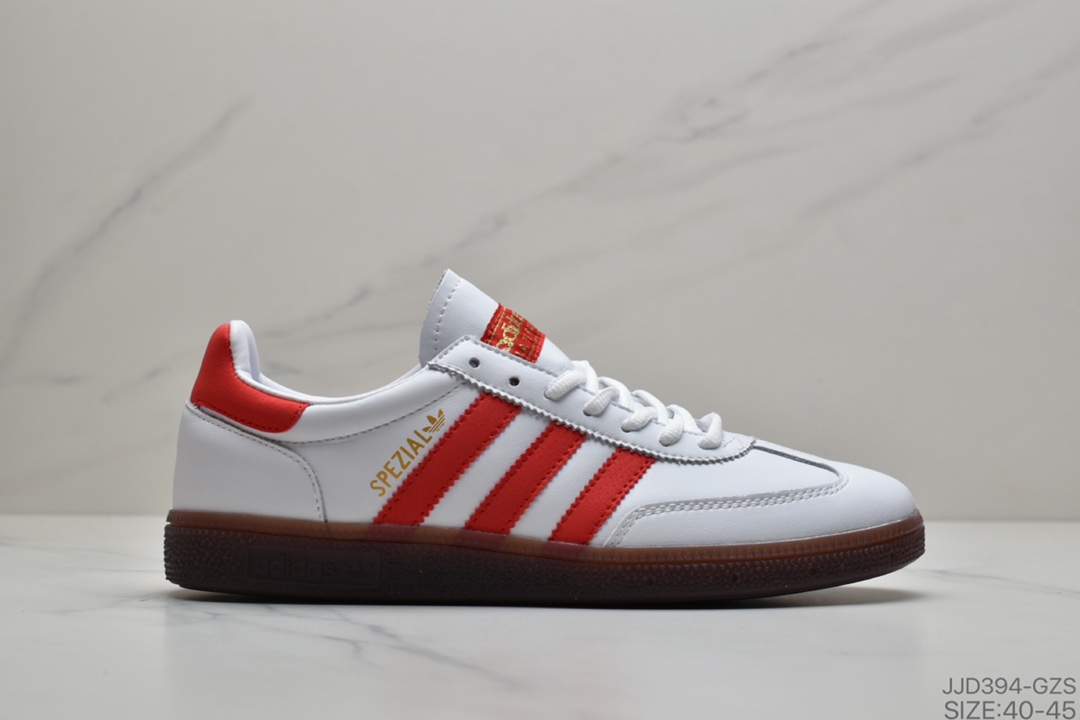 130 阿迪达斯Adidas 三叶草 HANDBALL SPEZIAL 复古情侣板鞋 EE5729