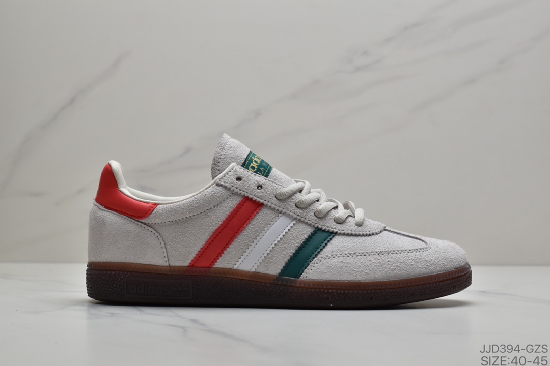 130 阿迪达斯Adidas 三叶草 HANDBALL SPEZIAL 复古情侣板鞋 EE5729