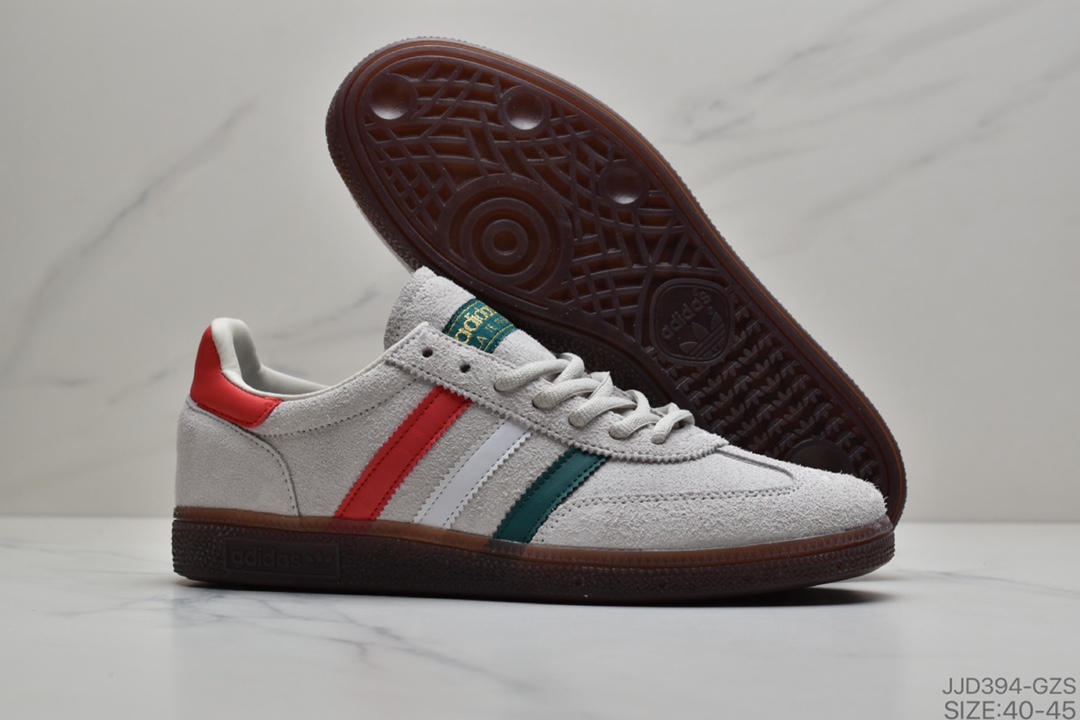 130 阿迪达斯Adidas 三叶草 HANDBALL SPEZIAL 复古情侣板鞋 EE5729