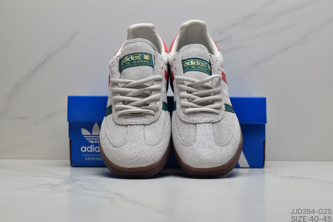 130 阿迪达斯Adidas 三叶草 HANDBALL SPEZIAL 复古情侣板鞋 EE5729