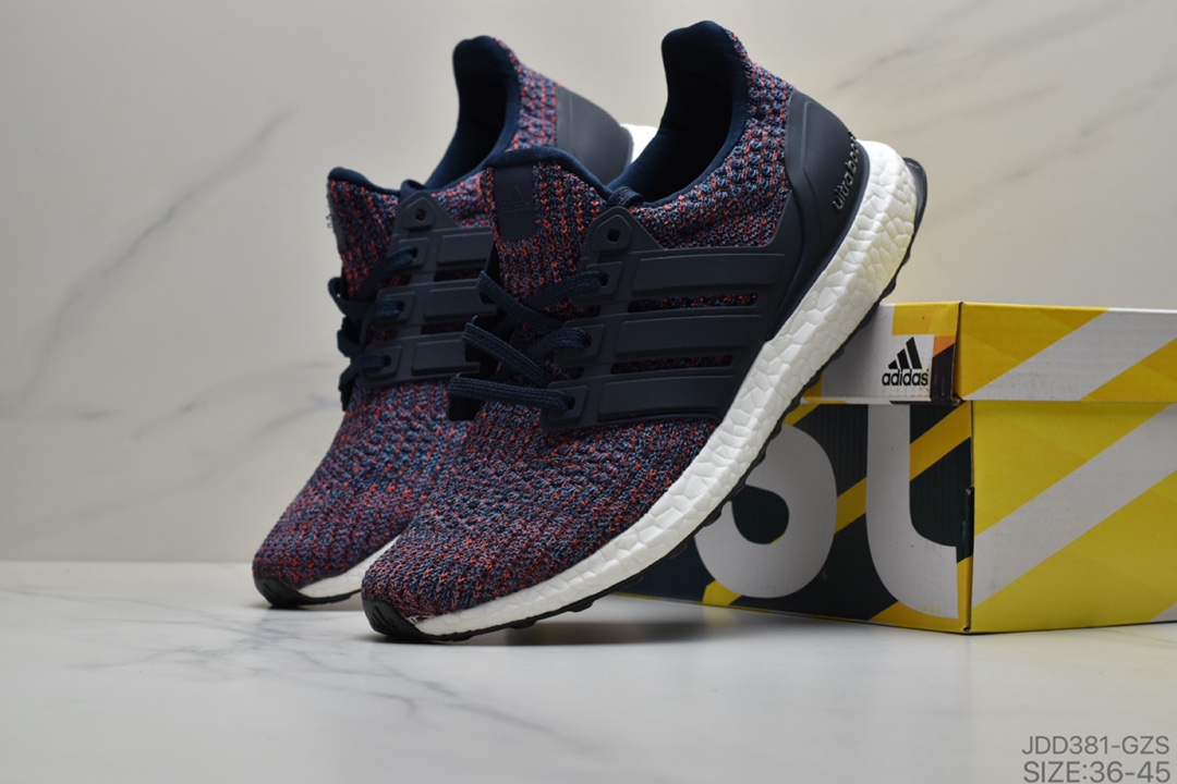 120 阿迪达斯 Adidas Ultraboost UB4.0 全掌爆米花休闲运动跑鞋