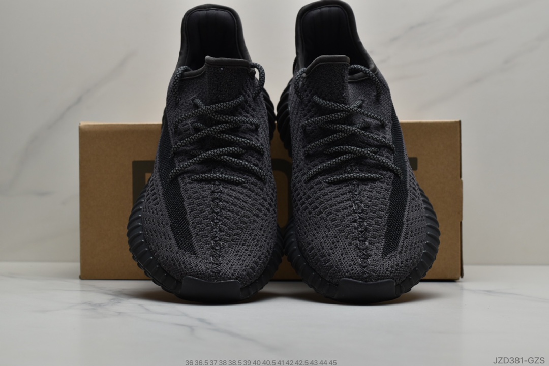 140 公司级阿迪达斯ADIDAS YEEZY BOOST 350 V2”Black/White”百搭便轻爆米花中底休闲运动跑慢鞋 满天星”FZ5000