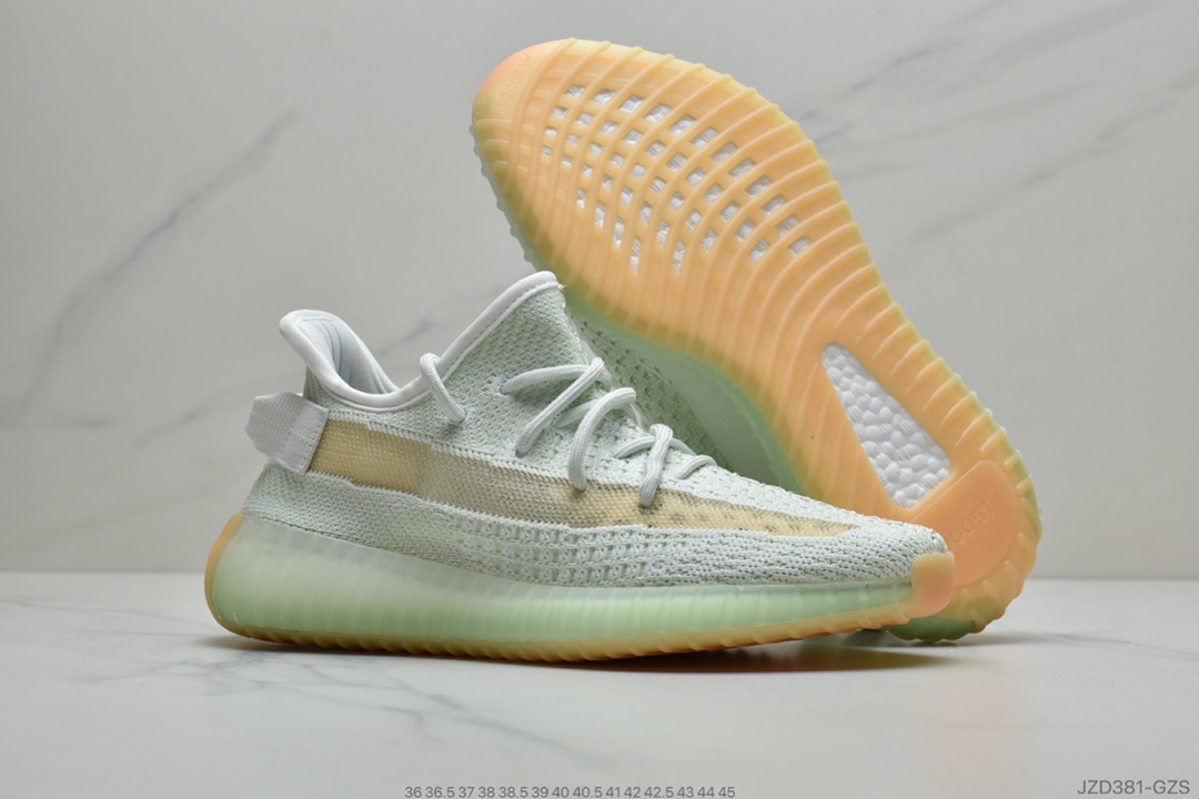 140 公司级阿迪达斯ADIDAS YEEZY BOOST 350 V2”Black/White”百搭便轻爆米花中底休闲运动跑慢鞋 满天星”FZ5000