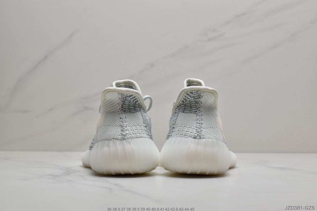 140 公司级阿迪达斯ADIDAS YEEZY BOOST 350 V2”Black/White”百搭便轻爆米花中底休闲运动跑慢鞋 满天星”FZ5000